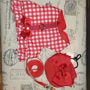 Dog red set